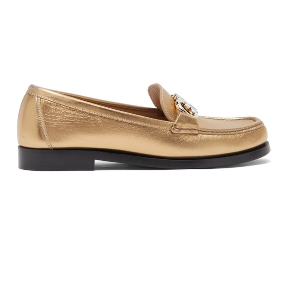 New Salvatore Ferragamo Rolo metallic gold loader reversible buckle - Picture 10 of 10